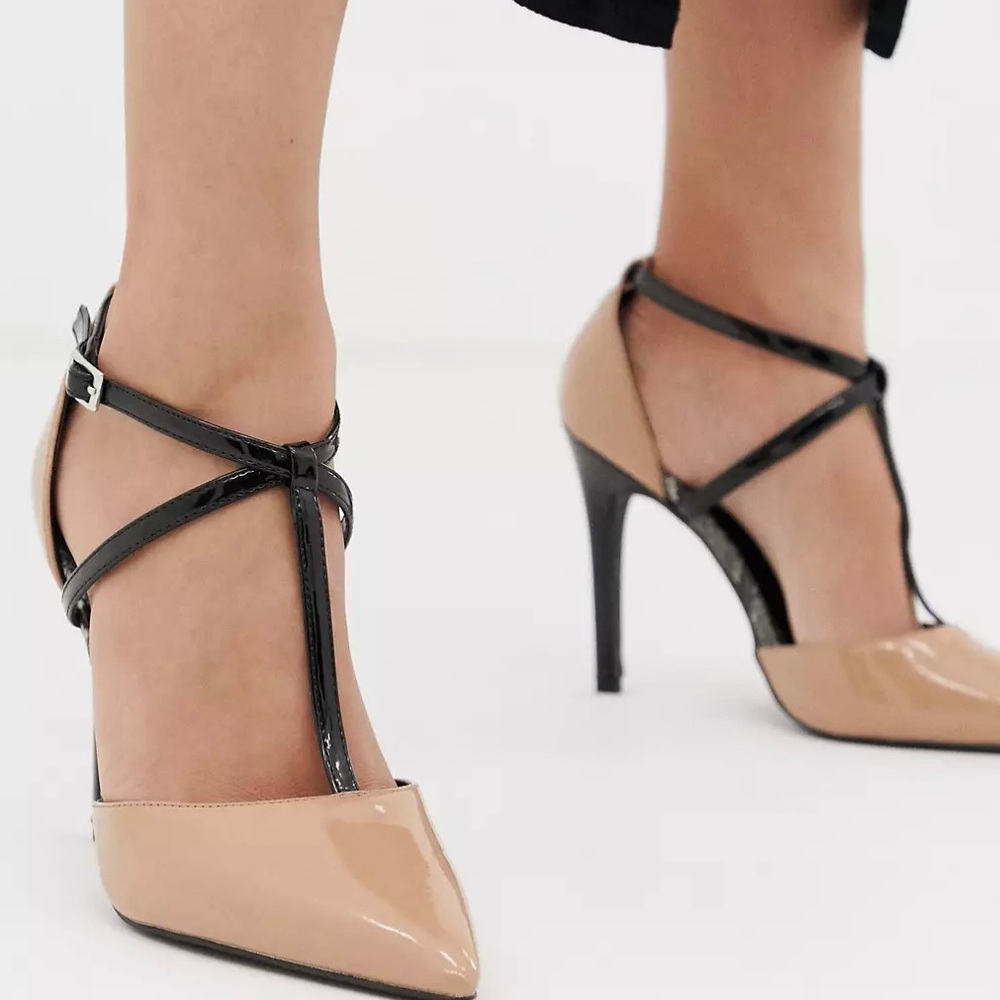 🪩🪩🪩New Look Wide Fit Pointed Court Heel🪩🪩🪩